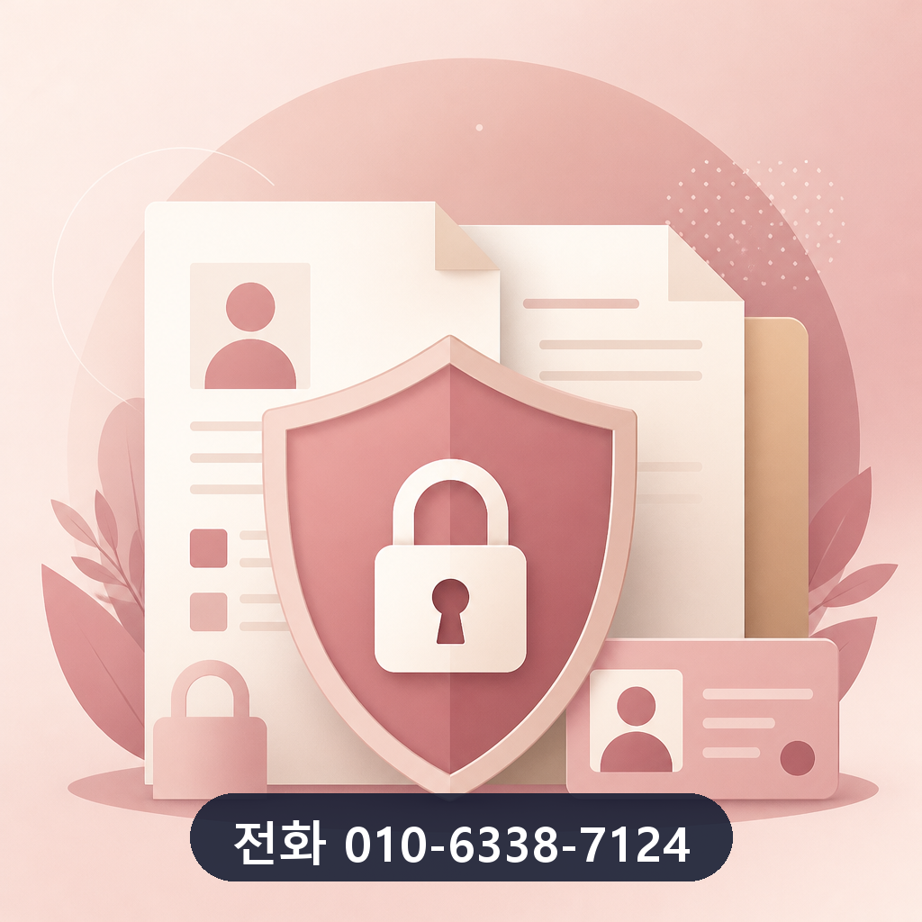 카드깡 정식업체 개인정보 보호 이미지